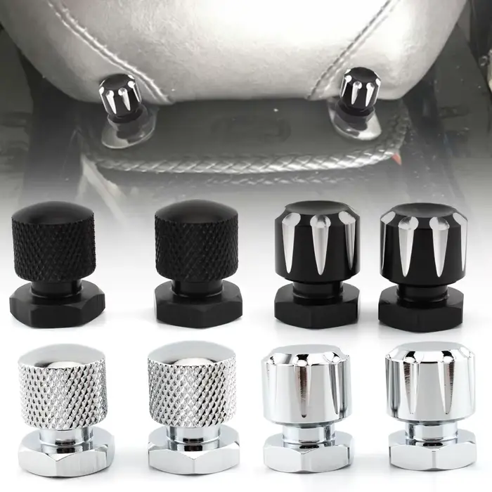 Pour Harley Road King/Road Glide/Softai/Fat Boy 99-UP noir/Chrome écrous de montage Solo boulons