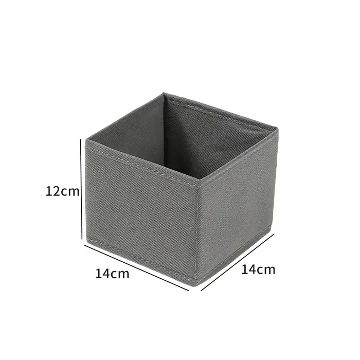 Boîte de rangement de sous-vêtements en tissu, 1 pièce, organisateurs de tiroirs pour l'organisation