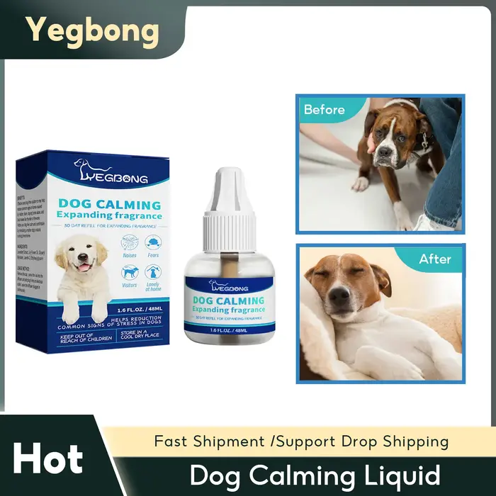 Liquide apaisant pour chien, anti-grattage, anti-bruit, pour chiot et chat, pour animaux de compagni
