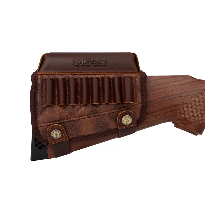 Tourbon cuir et PU repose-joue Riser pistolet buttstock avec cartouches de fusil 243 WIN 270 WIN 308
