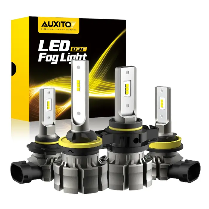AUXITO 2 pièces H8 H11 LED Canbus sans erreur H10 9145 H16 5202 H27 880 LED ampoule antibrouillard d