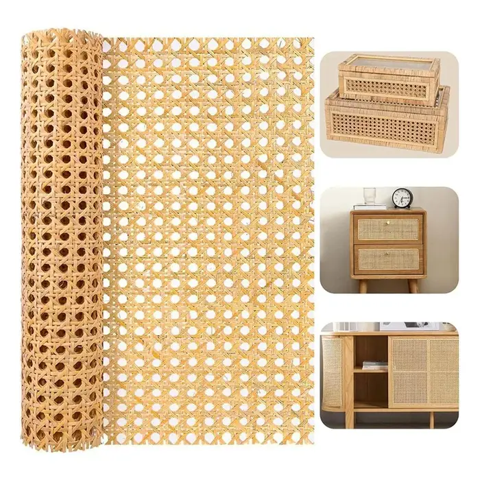 Sangle en rotin naturel de 16 pouces de large et de 40 pouces de long, rouleaux de sangle en rotin d