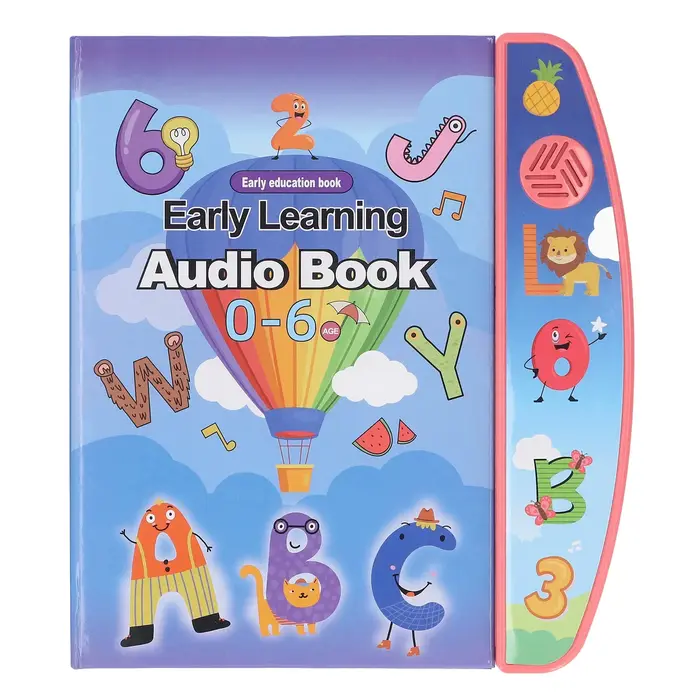 Livre électronique pour enfants, Machine de lecture sonore éducative anglaise, livres électroniques 