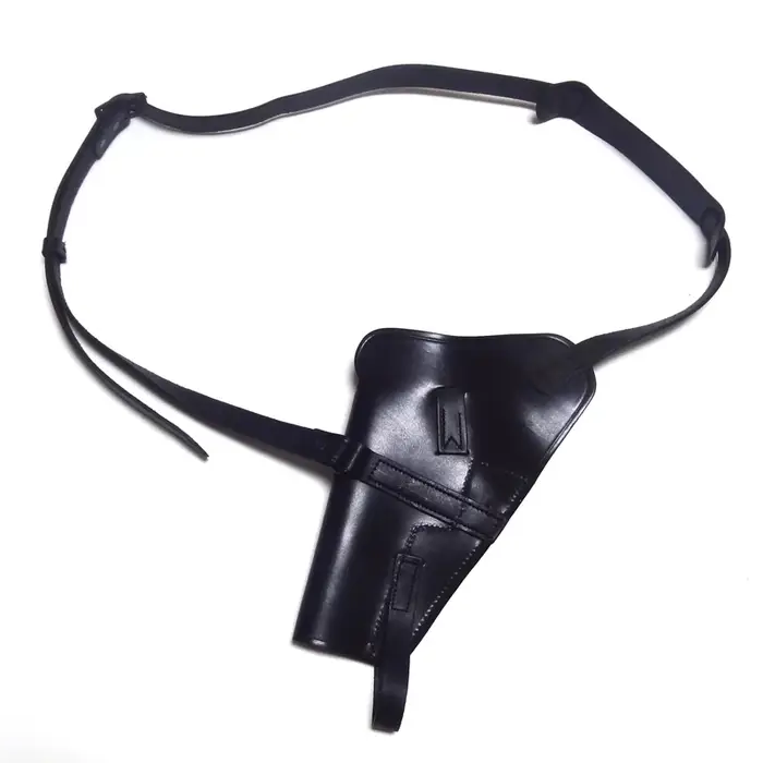 Étui en cuir d'épaule M7 pour pistolets US.45 de la seconde guerre mondiale avec sangle et bandoulière mobile pour cosplay et reconstitutions historiques