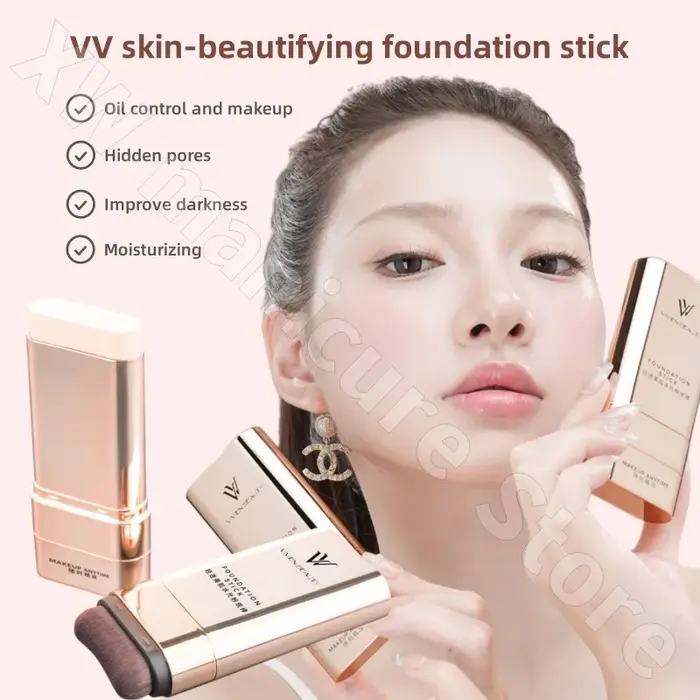 VV – fond de teint liquide Double tête, correcteur, léger et éclaircit la peau et imperméable pour u