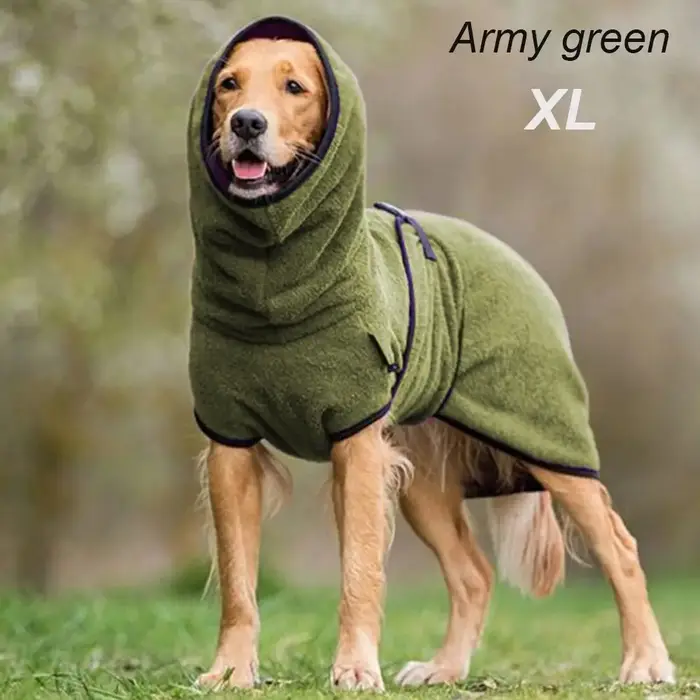 Serviette de plage absorbante en microcarence pour animaux de compagnie, peignoir pour chien, mantea