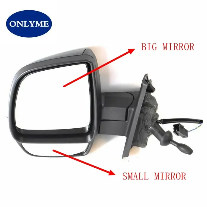 Verre de miroir convexe chauffant pour fourgon de voiture et lentille de clignotant de lampe pour FI