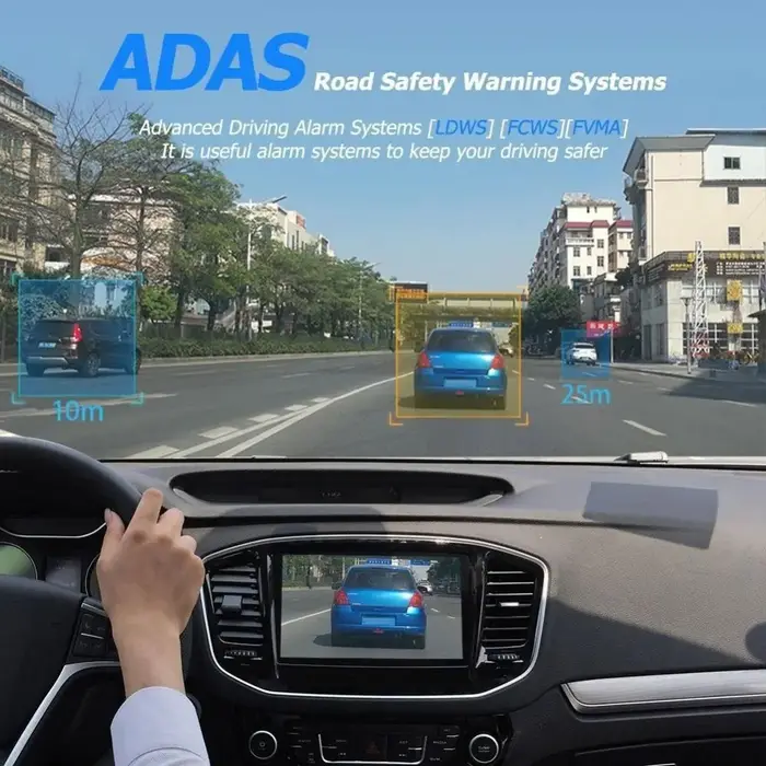 Caméra DVR de voiture U3, Full HD 1080P, Mini ADAS, Enregistreur vidéo numérique automatique, Caméra