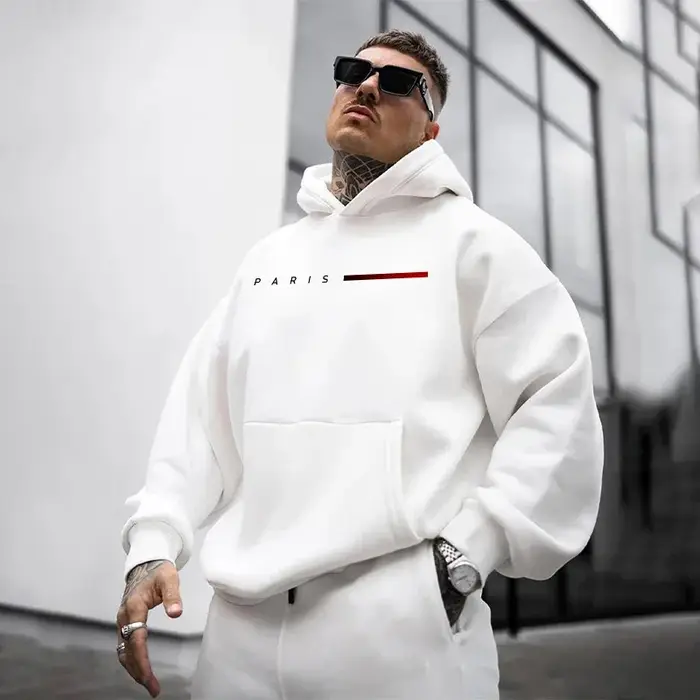 Paris pulls à capuche de mode pour hommes toutes saisons quotidien décontracté sport sweats