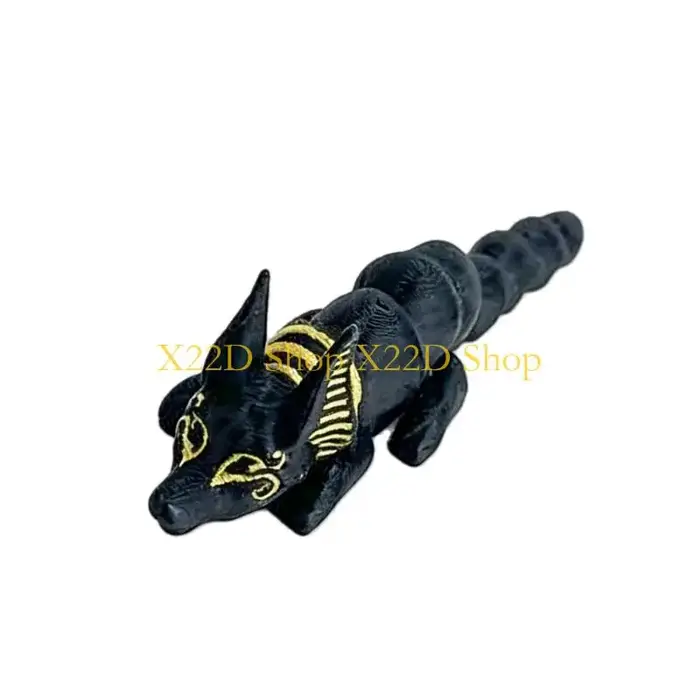 Statuette d'Anubis Articulée en Plastique de Haute Qualité pour Décoration de Bureau ou Salon Occasions Spéciales