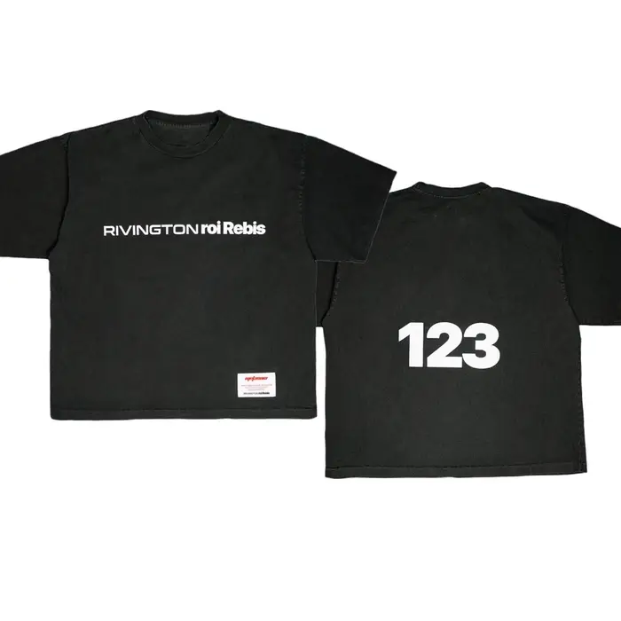 Lavé RRR123 T-shirt hommes femmes de haute qualité surdimensionné 2026ss été Style RRR-123 hauts T-s