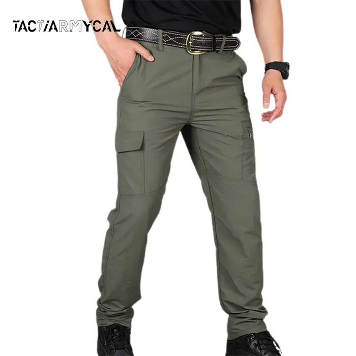 Pantalon cargo tactique grande taille homme - Imperméable respirant tailles S à 5XL pour chasse
