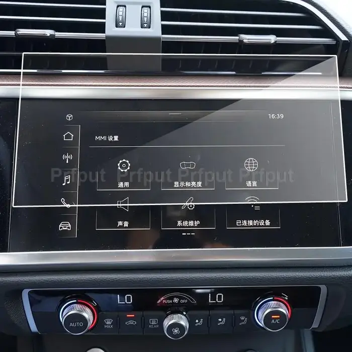 Film de protection d'écran en verre trempé, autocollant pour Audi Q3 2021 2022, Navigation de voitur