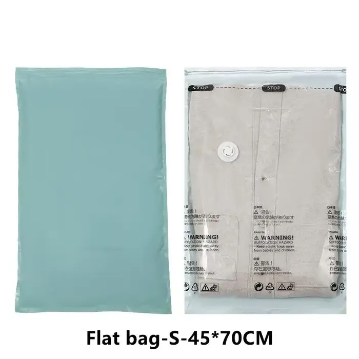 Pas besoin de pompe sacs à vide grands sacs de rangement en plastique pour ranger vêtements couvertu