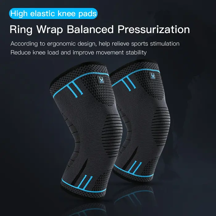 1 PC genouillères sangle rotule soutien médiale ménisque Silicone Compression Protection Sport genou