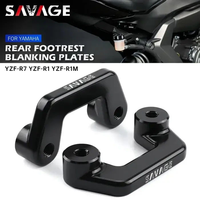 Pour YAMAHA YZF R7 R1 R1M 2021-2025 pied cheville plaque d'obturation supprime arrière passager repo
