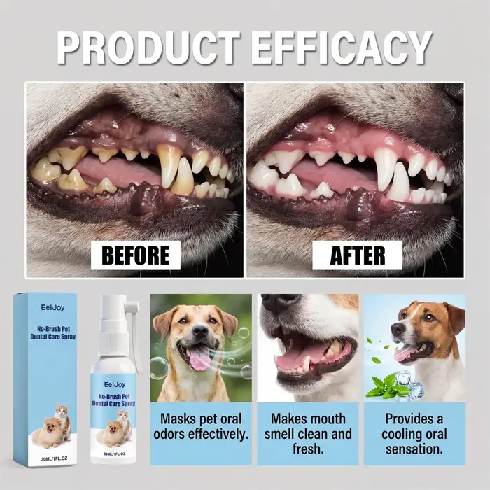 Soins dentaires pour animaux sans brossage
