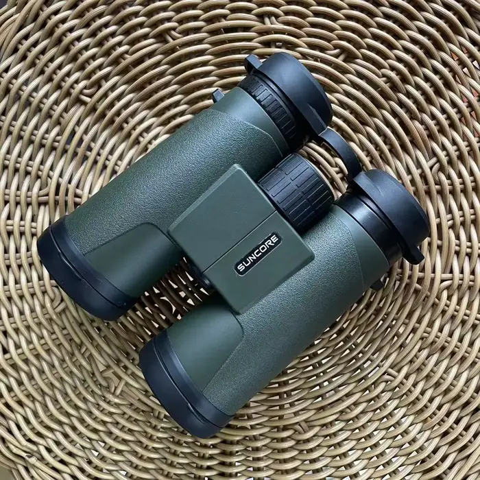 Jumelles SUNCORE 10x42 vertes haute performance pour aventures extérieures - Durables et étanches