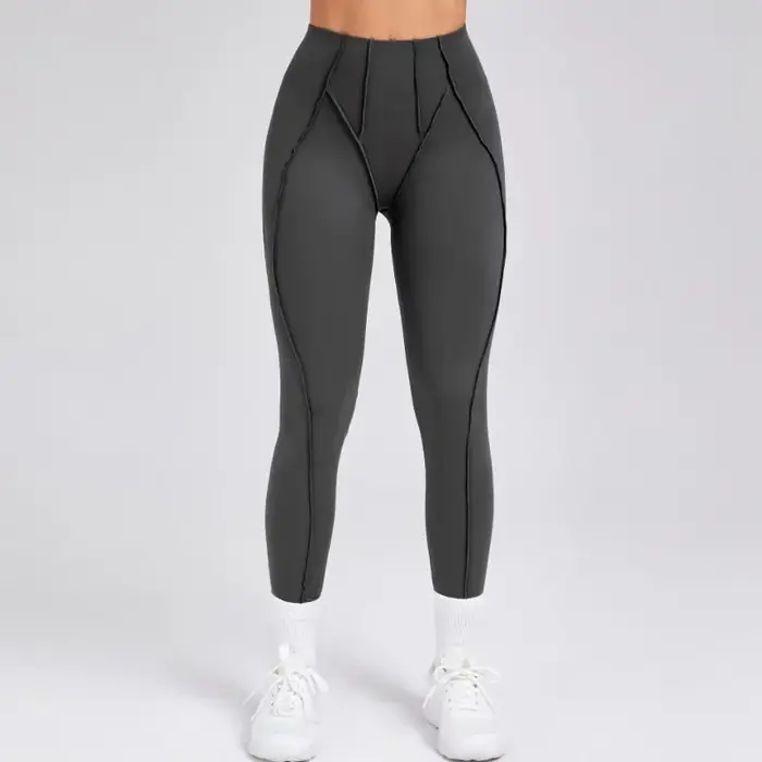 Yoga sport Fitness Leggings pantalon taille haute pêche hanche soulever en plein air course décontra