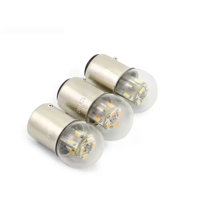Lumières Led pour motos 6v, 4 pièces, G18 R5w R10W 12v 24V 48V, ampoules automobiles, indicateur d'é