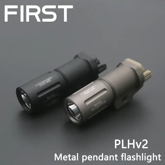 Lampe torche tactique PLHv2 P/L/3/5/0 16340, lampe torche pour pistolet, lampe en métal haute puissa