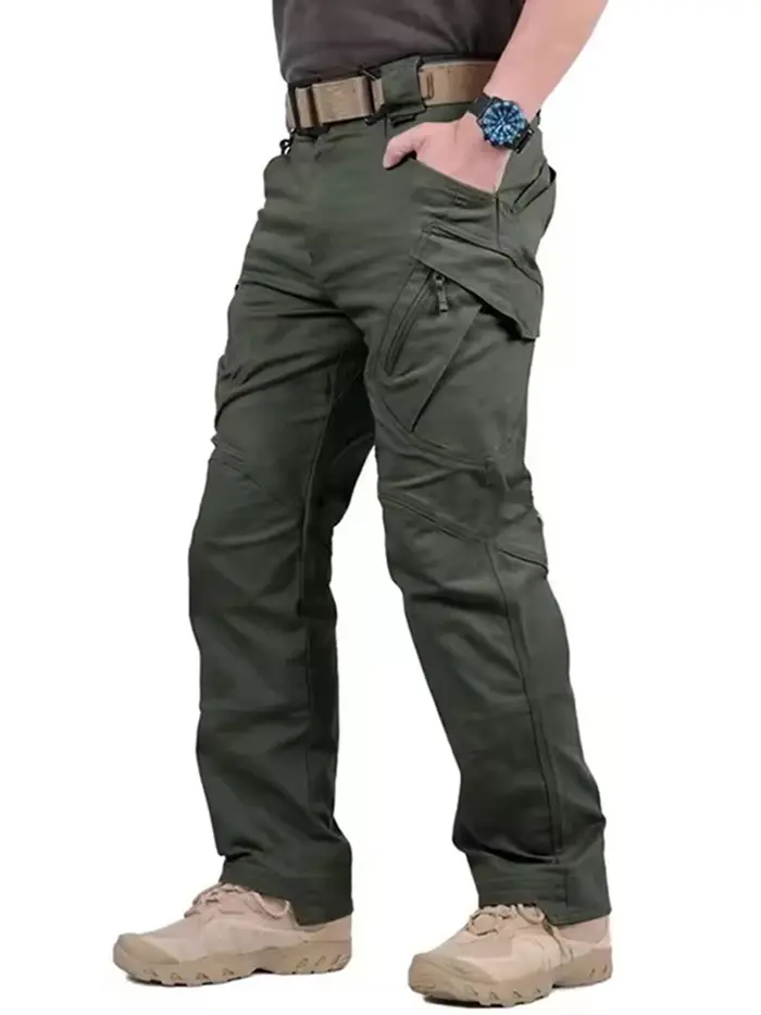 Pantalon cargo urbain homme escalade randonnée camping multi-poches mode classique outdoor ville décontracté