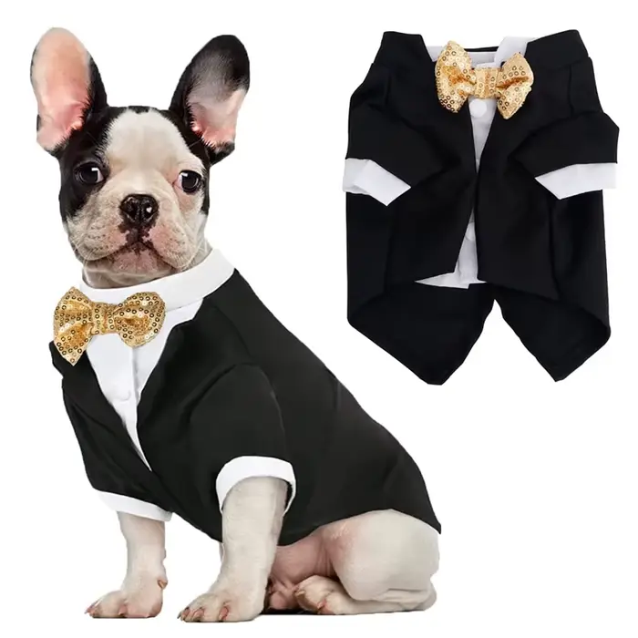 Chemise de smoking pour petits chiens