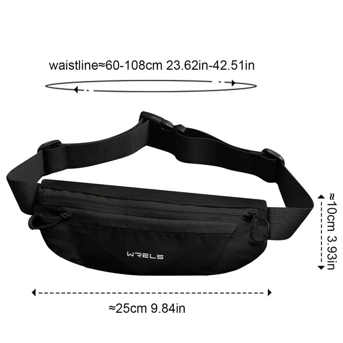WRELS homme/femme course sport ceinture Wasit Pack poches Marathon Jogging sac Sports de plein air c