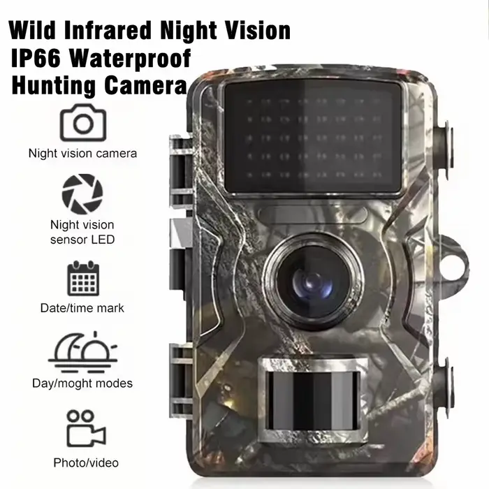 Caméra de chasse 16MP 1080P 940nm infrarouge vision nocturne détection de mouvement caméra de sécuri