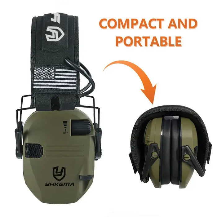 Écouteurs de tir électroniques tactiques casque antibruit pour sports de plein air amplification du son d'impact oreille de chasse nouvelle collection occasionnels chasseurs et amateurs de plein air