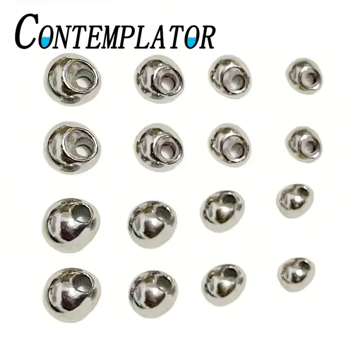 CONTEMPLATOR-Perles en Tungstène pour la Pêche à la Mouche, Matériel pour Attacher les Mouches, 20 P