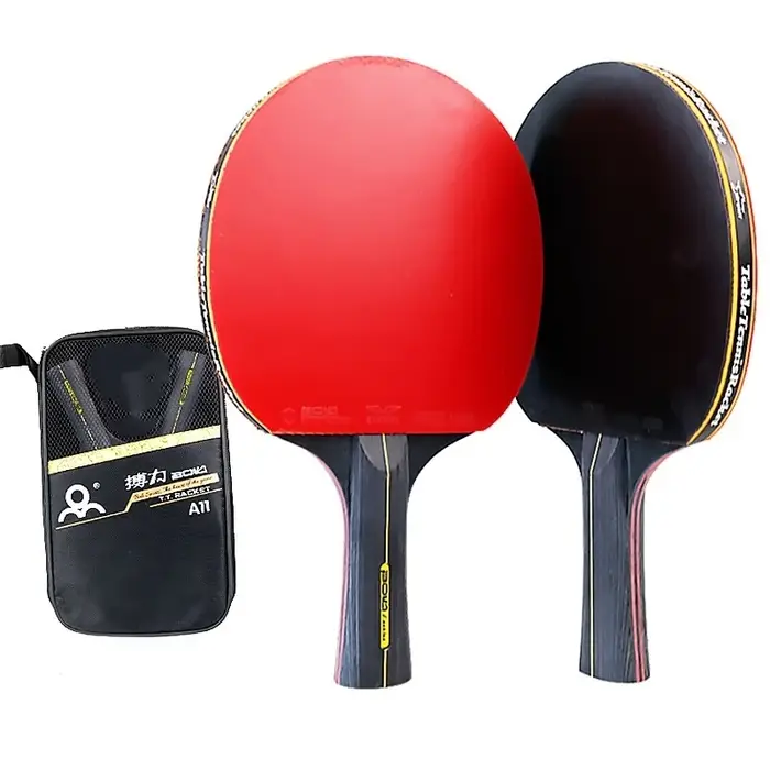Raquette de Tennis de Table professionnelle 6 étoiles, 2 pièces, ensemble de raquettes de Ping-Pong,
