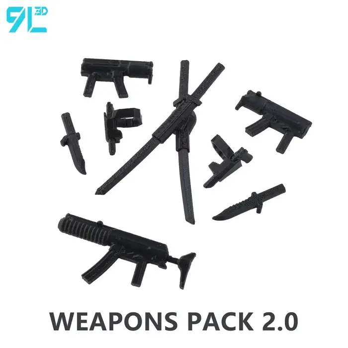 Pack d'armes 3.0 pour 9L3D Lucky13 T13 Dummy13, figurine d'action Titan13, ensemble d'extension d'ar