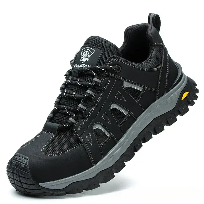 Bottes de sécurité pour hommes, chaussures de protection de travail, Anti-écrasement, Anti-perforati