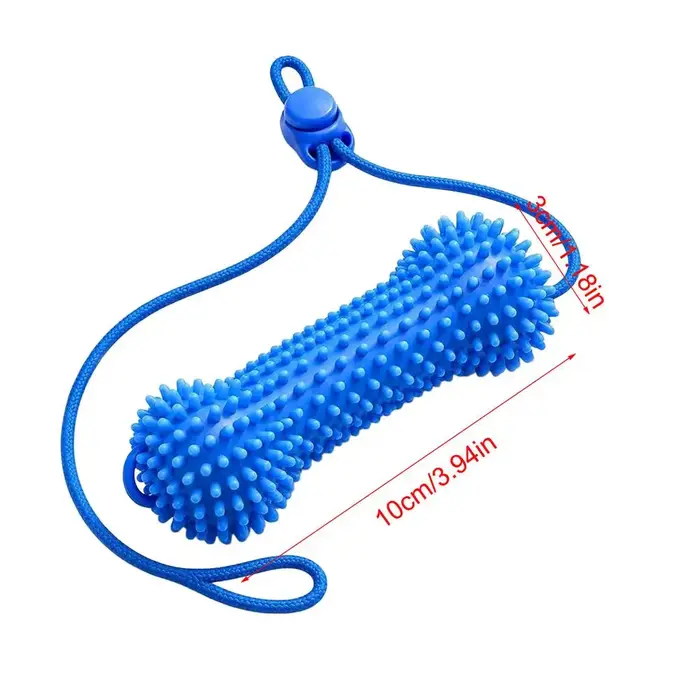 Jouet à mâcher pour chien, jouet à mâcher en caoutchouc à double action, nettoyage des dents pour le
