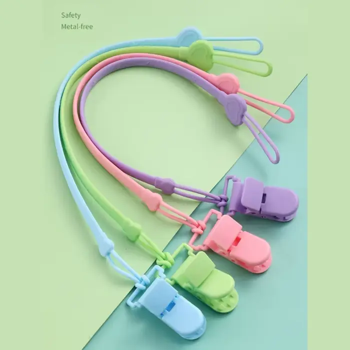 Attache-tétine en silicone JOFastened pour bébé, clip de dentition pour nouveau-né TeWindsor JOconti