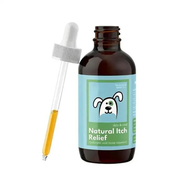 60 ml – Gouttes naturelles anti-démangeaisons pour chiens – Soulagement des démangeaisons pour chiot