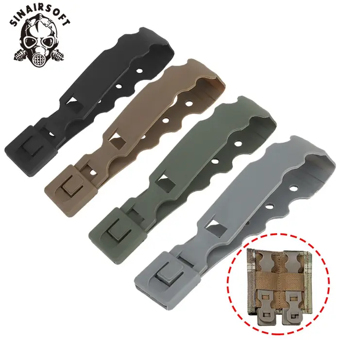 SINAIRSOFT Tactical Durable Molle System Malice Clips Strap Buckle Accessory Nyl