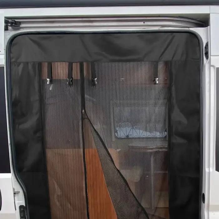 Moustiquaire pour Mercedes Benz Sprinter et Ford Transit MK8 Toit Haut Protection Anti-Insectes Haute Qualité Polyester Intimité Visibilité Écran Anti-Moustiques Installation Facile