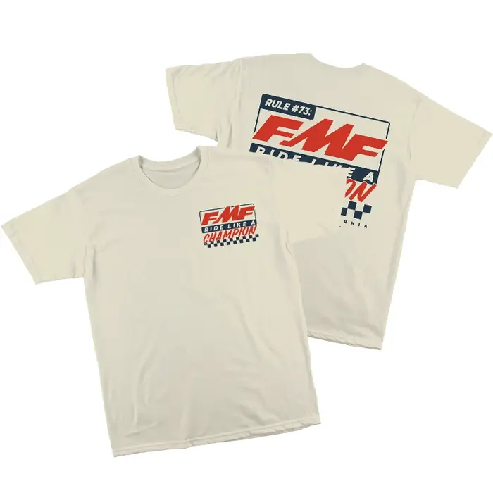 T-shirt FMF Chequered Flag 2026 pour hommes et femmes, vêtements d'été en coton Y2K, mode sportive, 