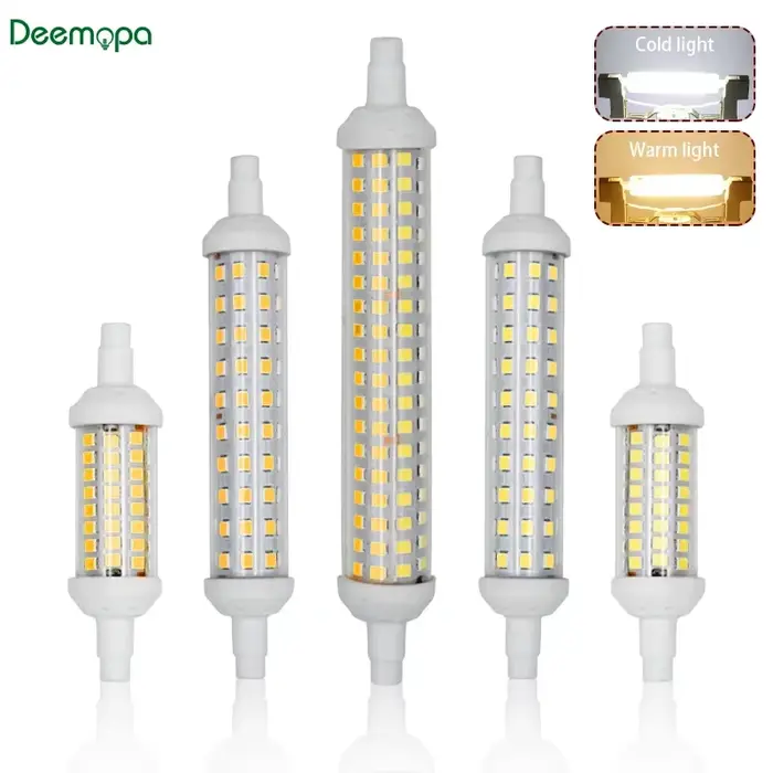 R7S LED 78mm 118mm 135mm ampoule 6w 9w 12w SMD 2835 Lampada lampe à LED 220V-240V maïs lumière écono