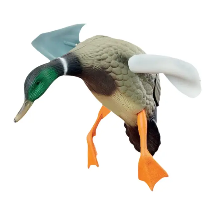 Leurre canard colvert réaliste pour chasse - Décor étang flexible et facile à utiliser