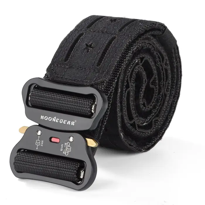 Ceinture tactique 2 pouces Quick Release MOLLE pour chasse et airsoft - Boucle combat durable
