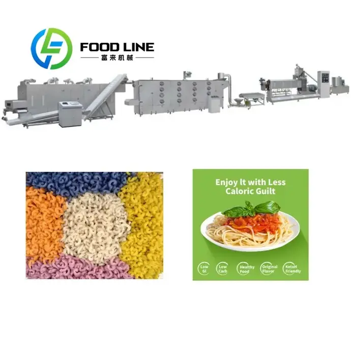 Ligne de production de pâtes, machine de fabrication de macaroni, équipement italien pour la product