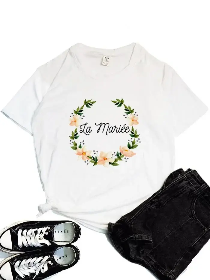 T-shirt Team Bride pour Femme, Team Bride, EVJF to Be Squad, La Mariée, Enterrement de Vie de Jeune 