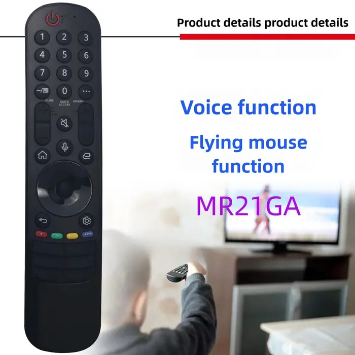 Nouvelle Télécommande Magique Voix MR21GA MR21GC pour L Smart TV AKB76036509 43NANO75 55UP750061905 OLED55A1RLA Contrôleur GA-21BA