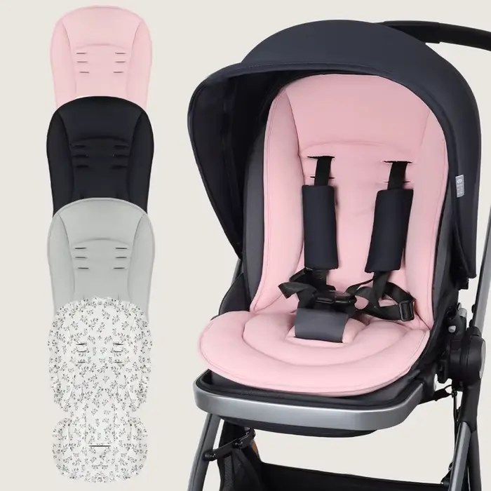 Coussins de siège de poussette pour bébé, chauds, en coton épais, pour enfant, universels, quatre sa