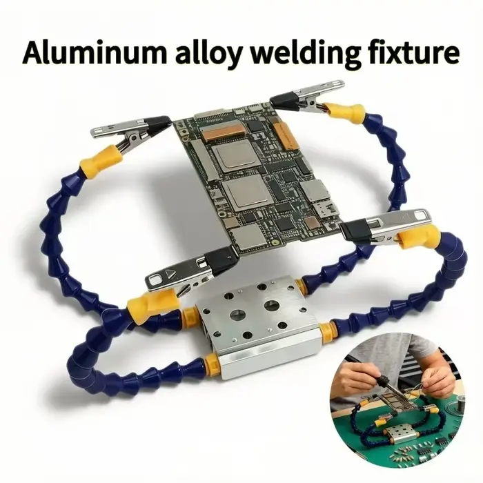 Support de Soudure Flexible à 6 Bras en Forme de Pieuvre Main Troisième pour Réparation Électronique et Bricolage Occasions Spéciales Bricolage Électronique Réparation Technologie