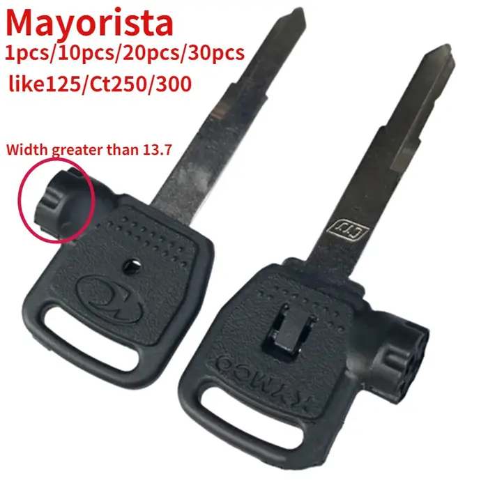 Mayorista – clé vierge de remplacement de moto pour KYMCO, non coupée, aimant Ct Kcc Acc dynamique K