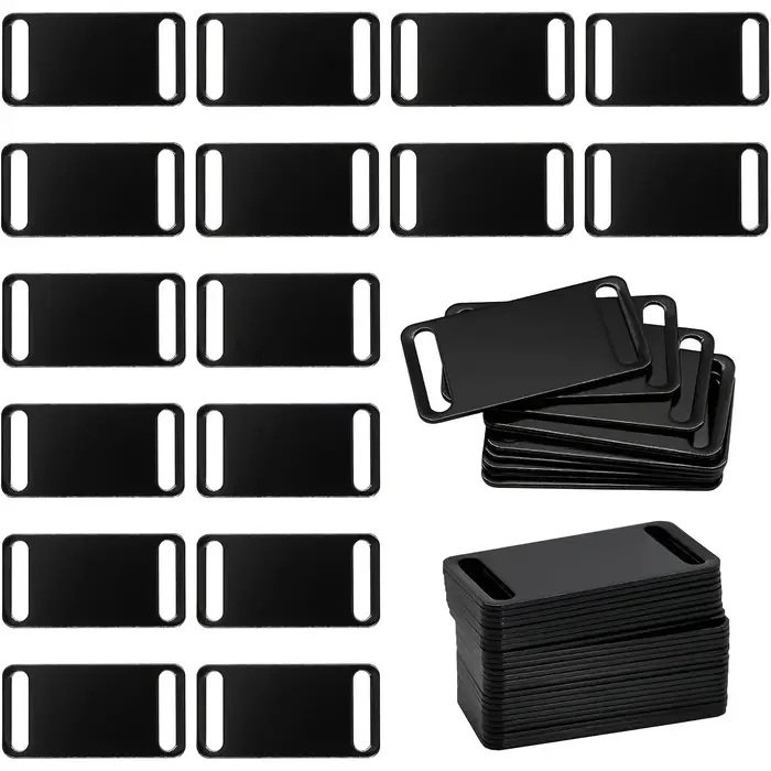 Lot de 10 étiquettes vierges en aluminium pour gravure